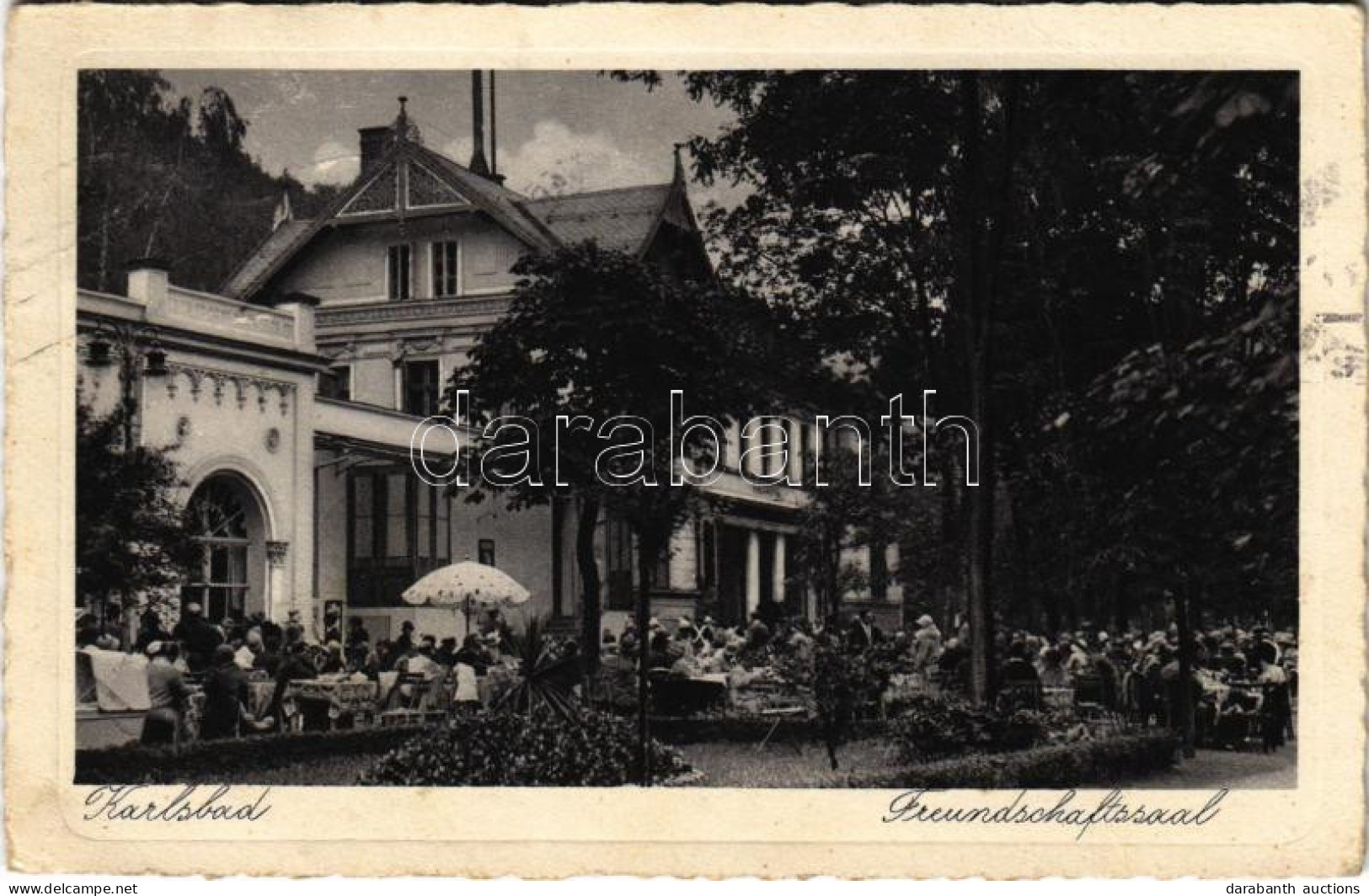 * T3/T4 1931 Karlovy Vary, Karlsbad; Freundschaftssaal / Hotel (fa) - Ohne Zuordnung