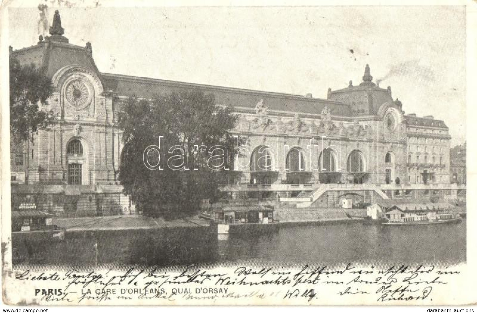 T2/T3 Paris, La Gare D'Orleans, Quai D'Orsay / Railway Station With Quay (EK) - Unclassified