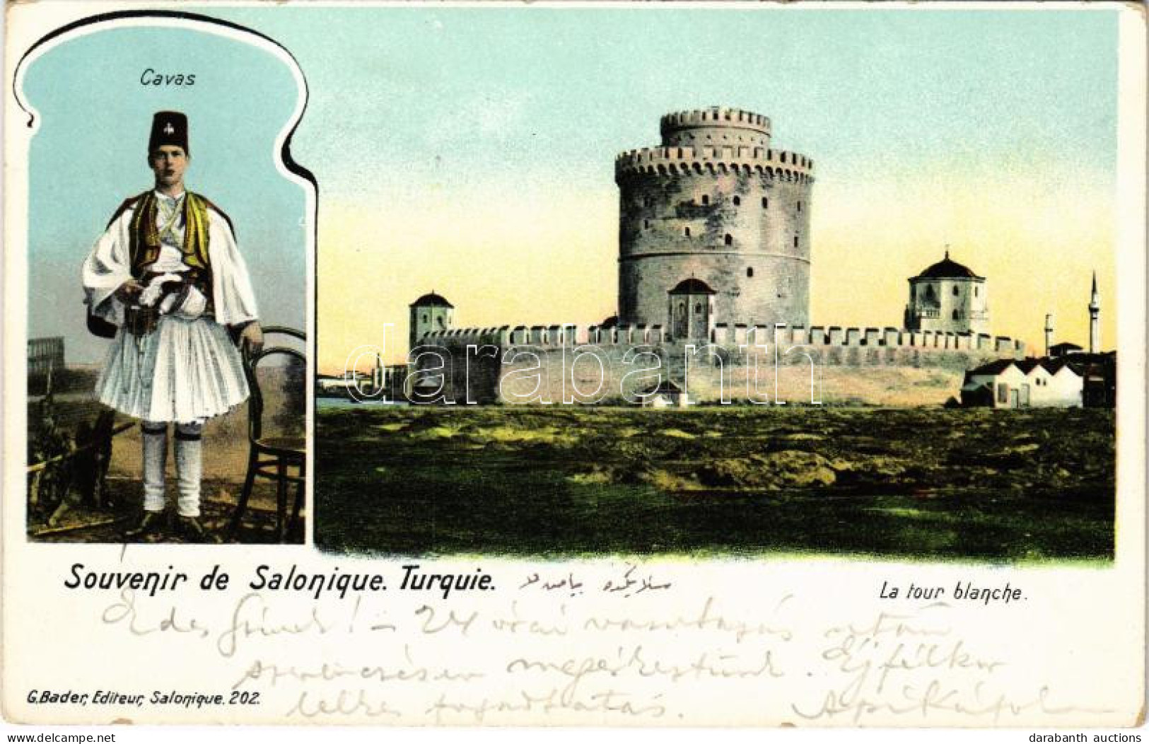 T2 Thessaloniki, Saloniki, Salonica, Salonique; La Tour Blanche, Cavas / White Tower, Folklore - Non Classés