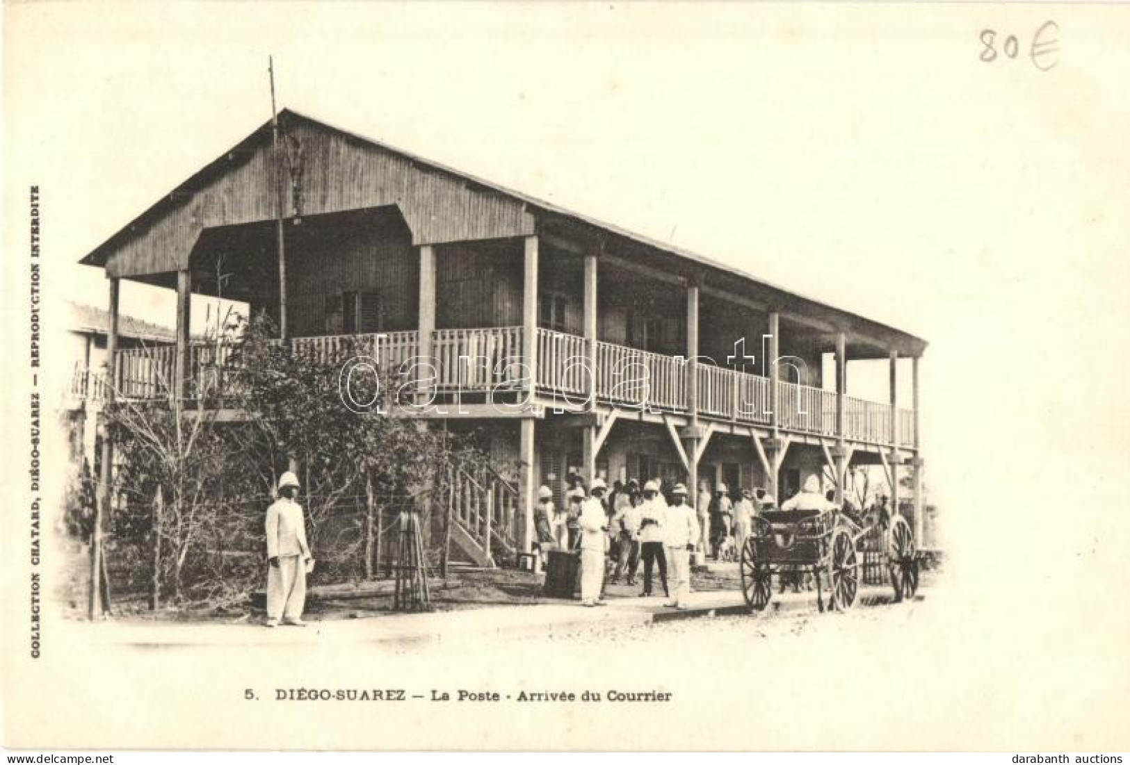 ** T1 Antsiranana, Diego-Suarez; La Poste, Arrivée Du Courrier / Post Office, Arrival Of The Mail - Non Classificati