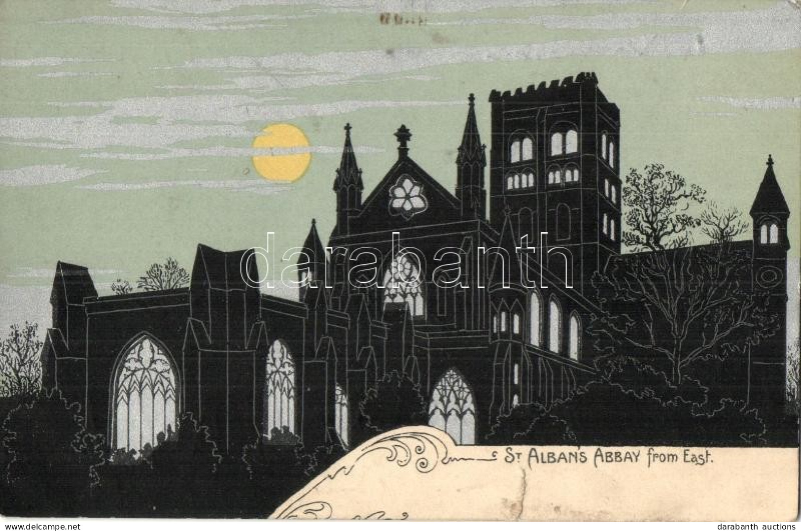 * T2 St Albans, Abbey From East. Art Nouveau - Non Classificati