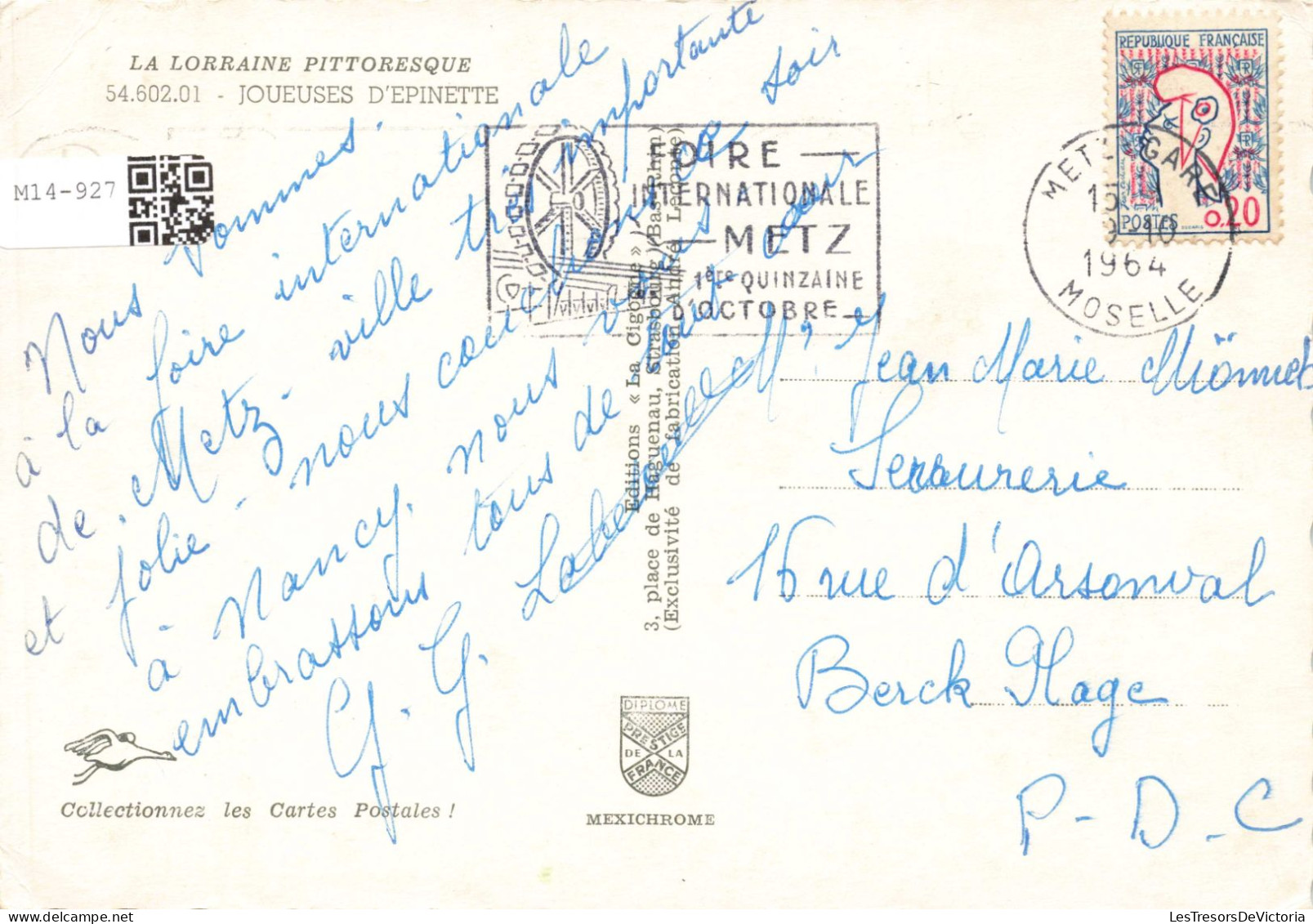 FRANCE - La Lorraine Pittoresque - Joueuses D'Epinette - Parc - Colorisé - Carte Postale Ancienne - Lorraine