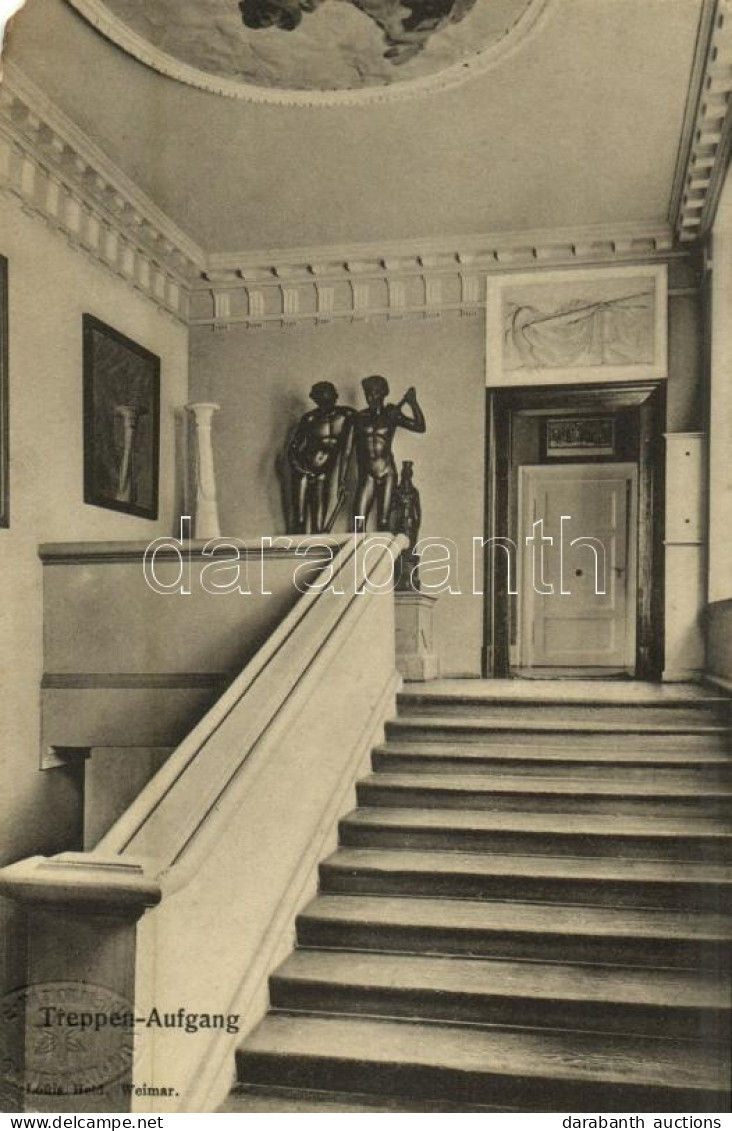 ** T3/T4 Weimar, Goethe National Museum, Treppen-Aufgang / Museum, Interior, Staircase, Statues (EM) - Non Classés