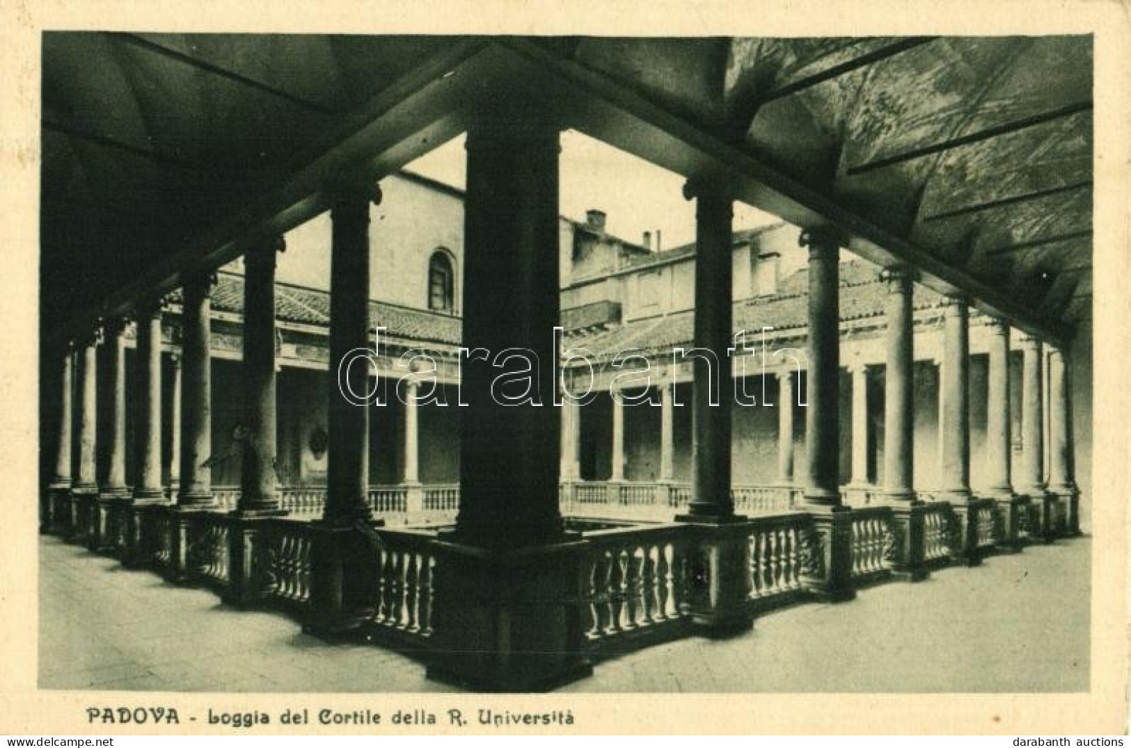 ** T2 Padova, Loggia Del Cortile Della R. Universita / University, Courtyard, Loggia - Ohne Zuordnung