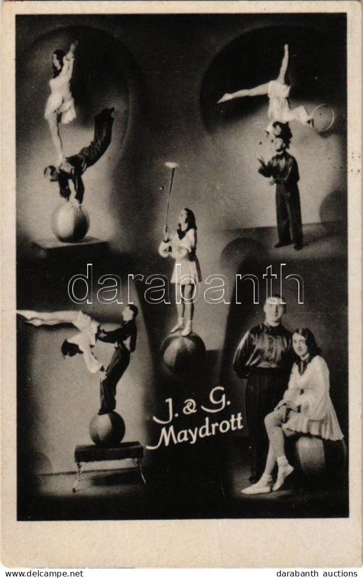 * T2/T3 J. & G. Maydrott, Dresden / Circus Acrobats (EK) - Sin Clasificación