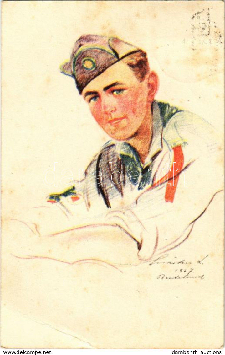 T3 1933 Norvég Cserkész. Kiadja A Magyar Cserkészszövetség / Norwegian Boy Scout. Boy Scouts International Bureau S: Már - Sin Clasificación