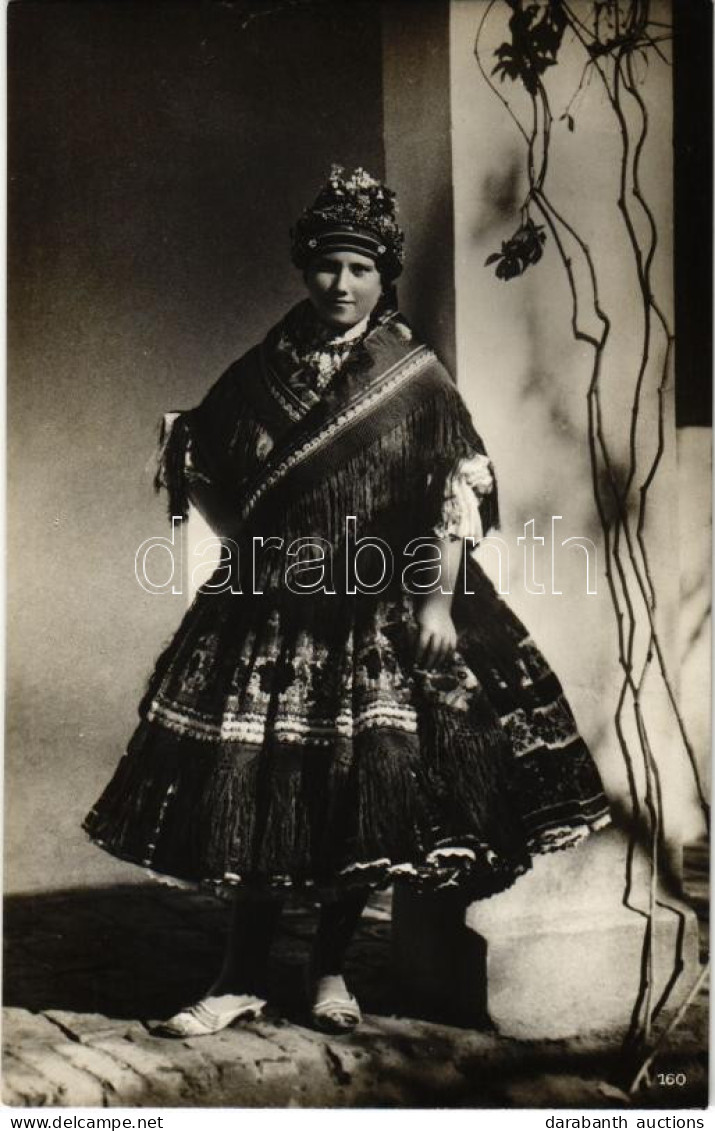 ** T1/T2 Sárközi Leány, Magyar Folklór / Hungarian Folklore From Sárköz. Photo Munkácsy - Unclassified