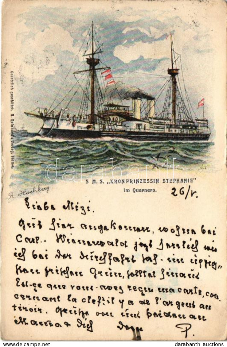 T2 1905 Quaernero, K.u.K. Kriegsmarine SMS Kronprinzessin Erzherzogin Stephanie (later SMS Ersatz Gamma). A. Reinhard's  - Non Classés