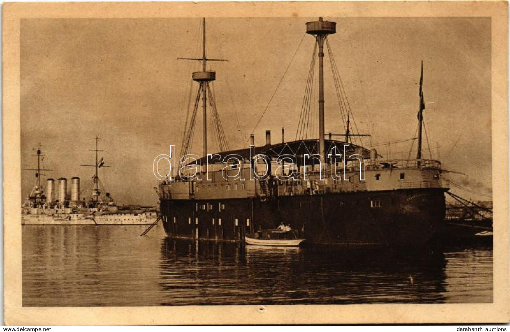 T2/T3 1917 K.u.K. Kriegsmarine Seeminenschulschiff SMS Ersatz Gamma (ex Kronprinzessin Erzherzogin Stephanie). Phot. A.  - Unclassified