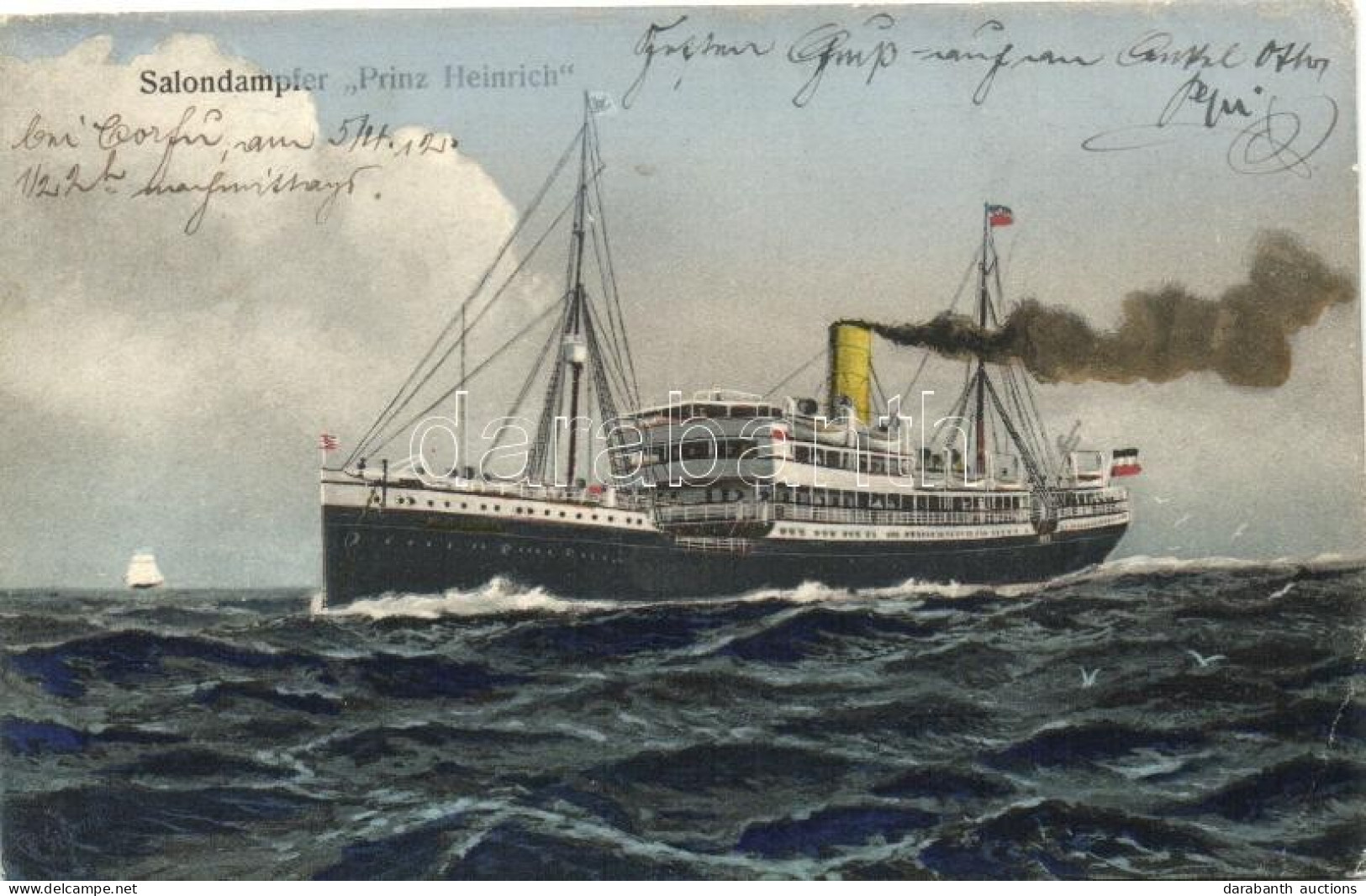 T3 Salondampfer "Prinz Heinrich" / Ship Of The Norddeutscher Lloyd Bremen (EB) - Sin Clasificación