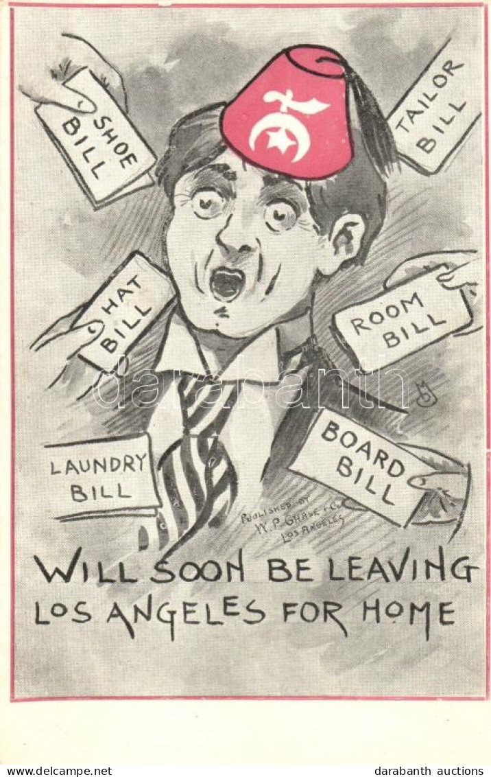 ** T1/T2 Will Soon Be Leaving Los Angeles For Home; Published By W. P. Chase & Co. - Non Classés