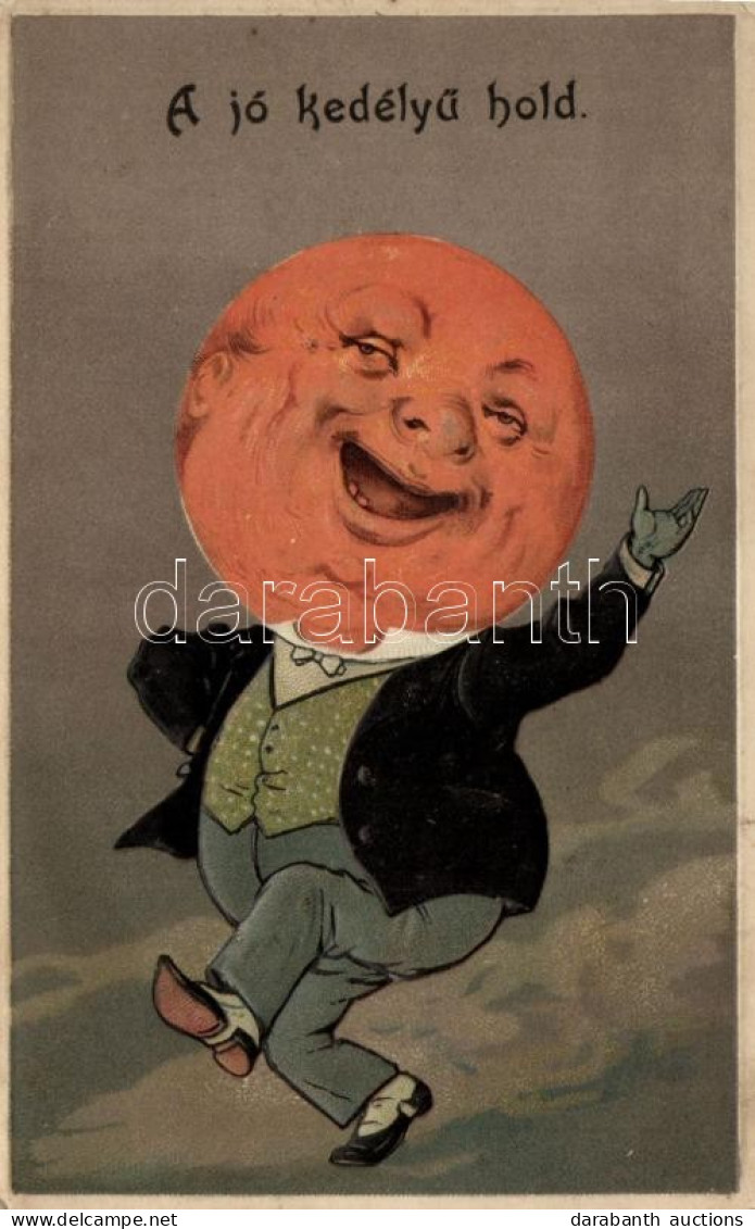 T2/T3 A Jó Kedélyű Hold / Jovial Moon, Emb. Litho - Unclassified