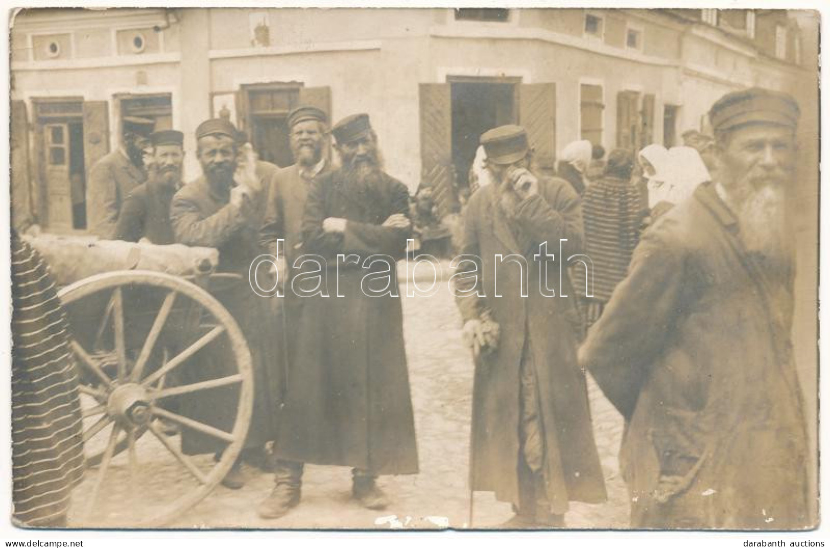 * T2/T3 1915 Galíciai Zsidók / Jewish Men From Galicia (Galizien) Photo (EK) - Sin Clasificación