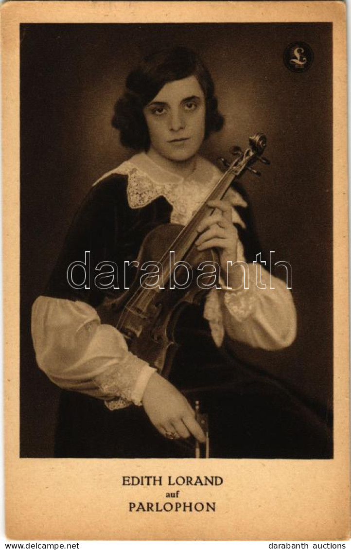 * T2/T3 Loránd Edit (1898-1960) Zsidó Származású Magyar Hegedűművész / Hungarian Jewish Violin Player - Zonder Classificatie