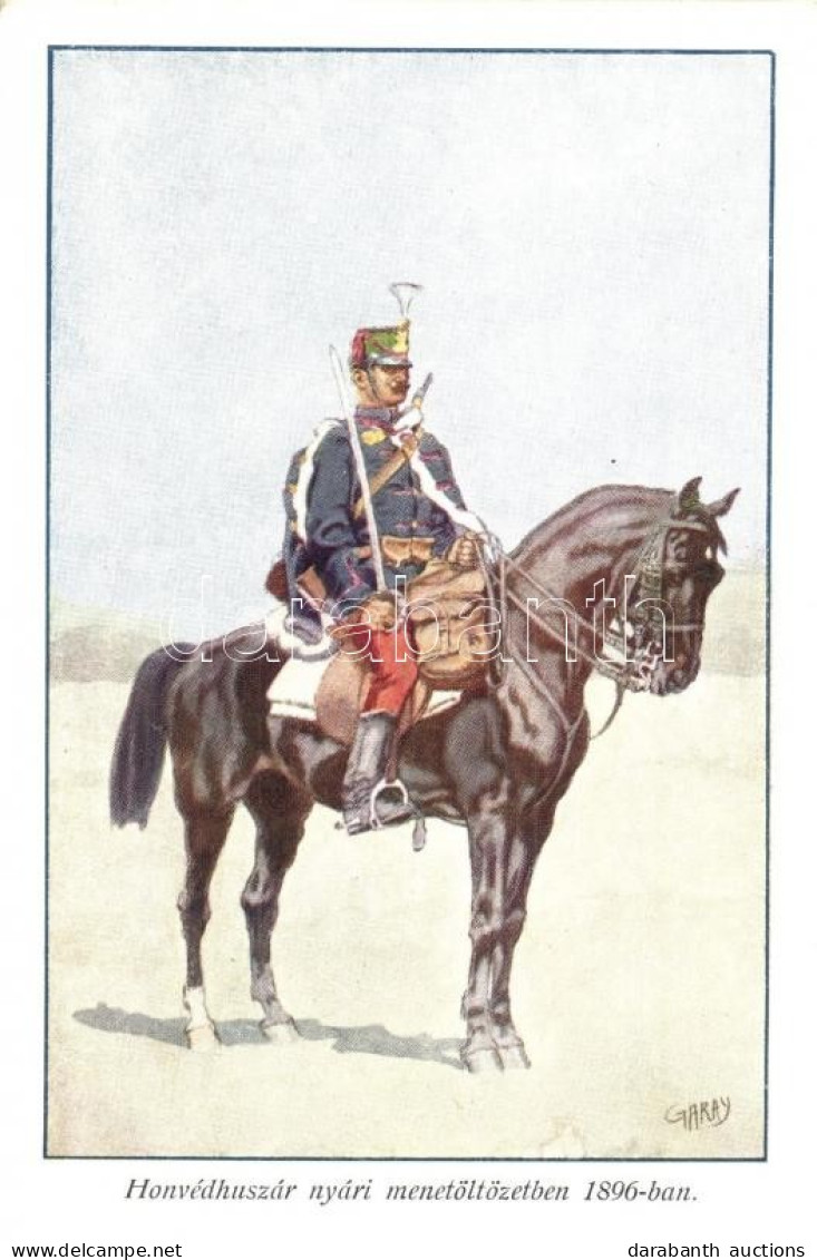 ** T2 Honvédhuszár Nyári Menetöltözetben 1896-ban. Honvédség Története 1868-1918 / Hungarian Military Officer S: Garay - Sin Clasificación