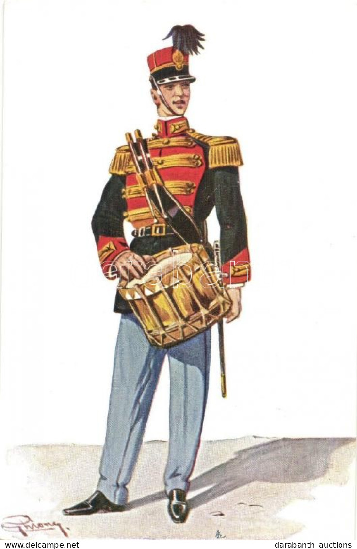 ** T1 Tamburino Delle Guardie Palatine In Grande Uniforme / Drummer Of The Palatine Guard, Military Unit Of The Vatican, - Non Classés