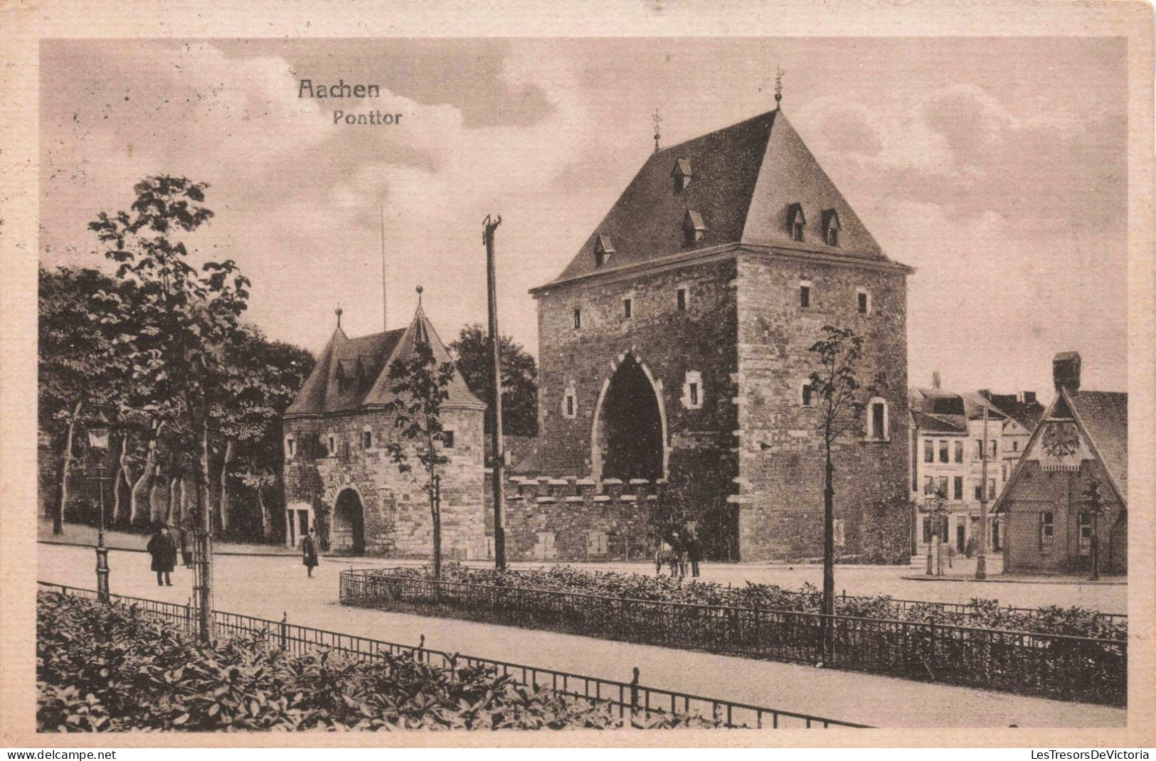 ALLEMAGNE - Aachen - Ponttor - Carte Postale Ancienne - Aken