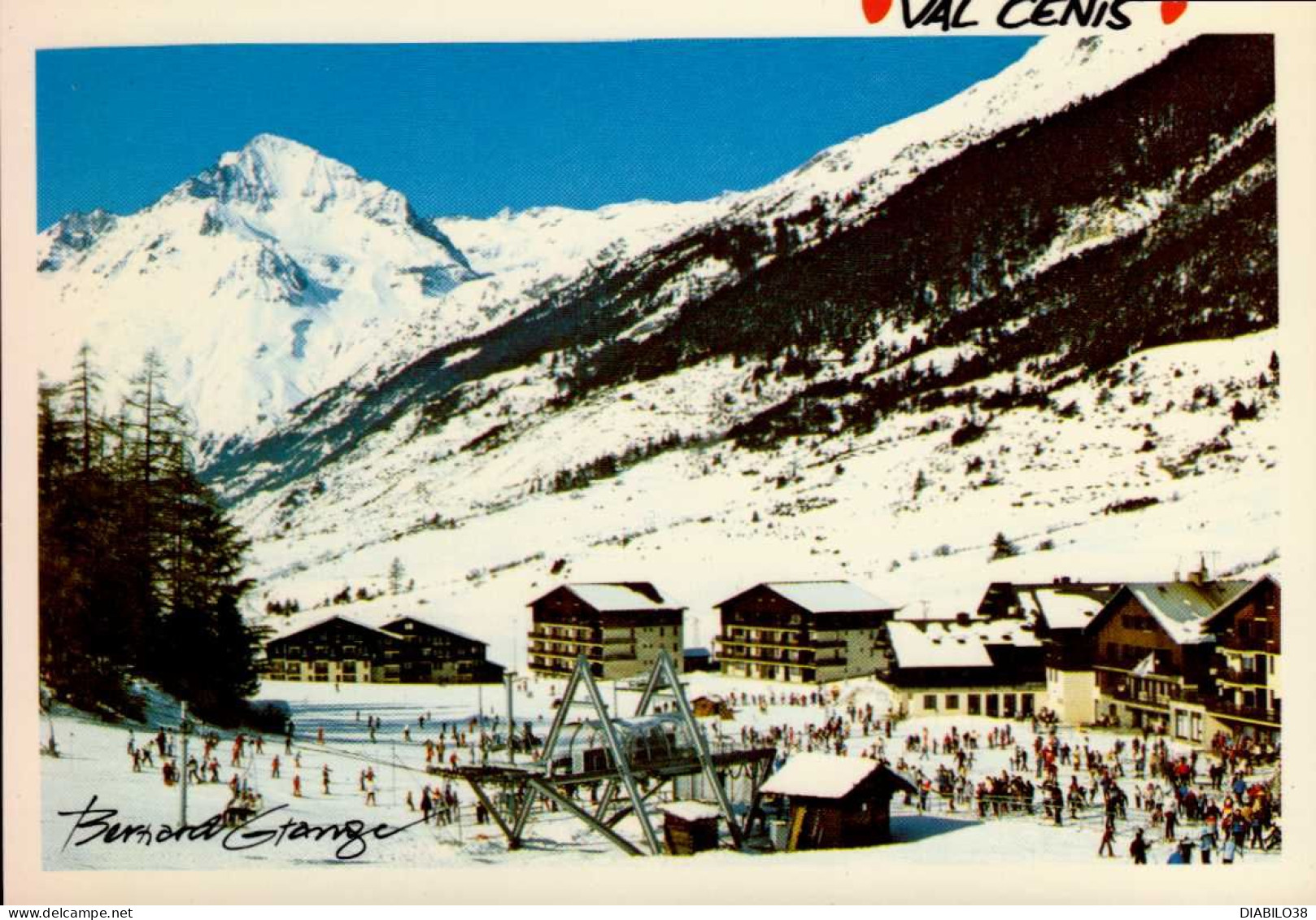 VAL CENIS _ LANSLEVILLARD    ( SAVOIE )   PHOTO BERNARD GRANGE - Val Cenis