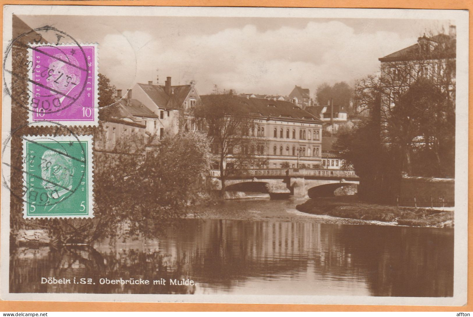 Dobeln I Sa Germany 1932 Postcard Mailed - Döbeln