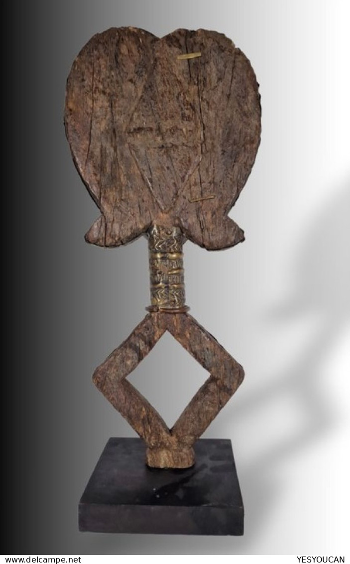 Rare Figure De Reliquaire Kota "Ndasa" Gabon, Afrique (African Tribal Art Statue, Africain - Arte Africana