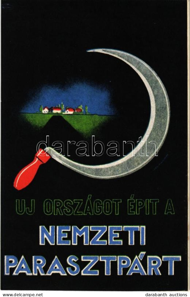 ** T1 Új Országot épít A Nemzeti Parasztpárt! Kiadja A Nemzeti Parasztpárt Hadifogolygondozó Osztálya / Hungarian Nation - Sin Clasificación