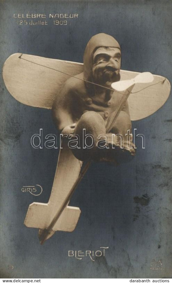 ** T1/T2 Bleriot, Celebre Nageur / Satirical Depiction - Unclassified