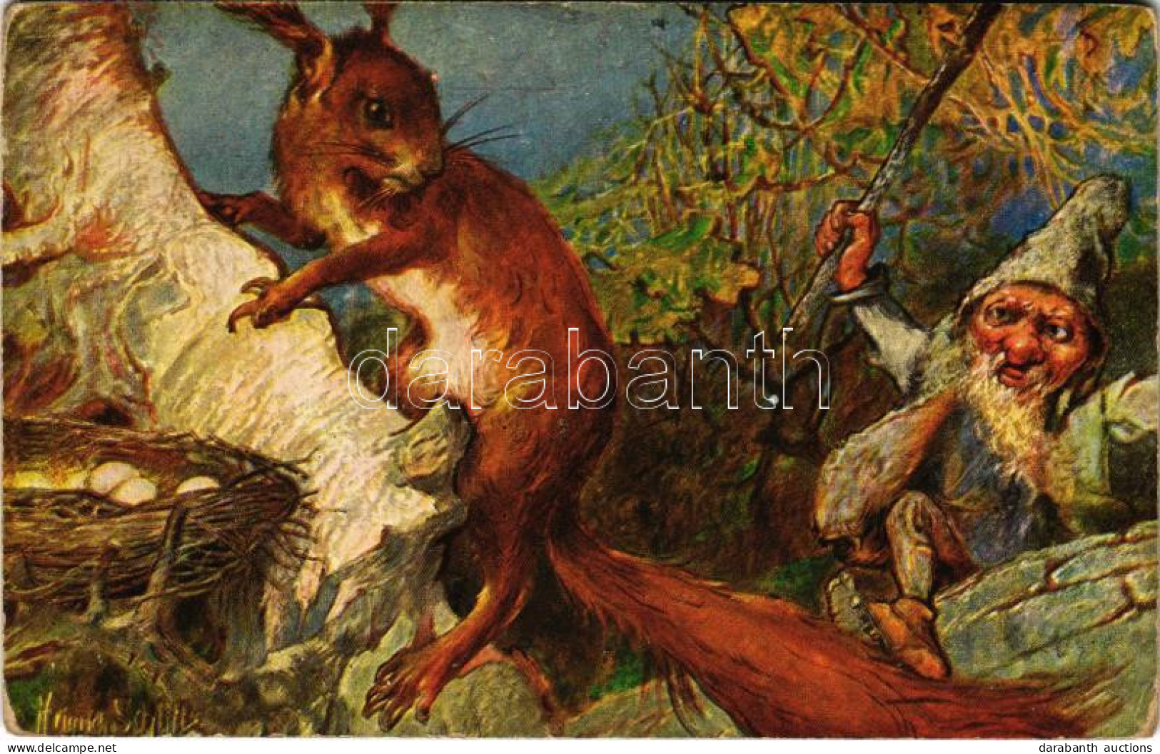 T2/T3 1908 Dwarf And Squirrel (EK) - Ohne Zuordnung