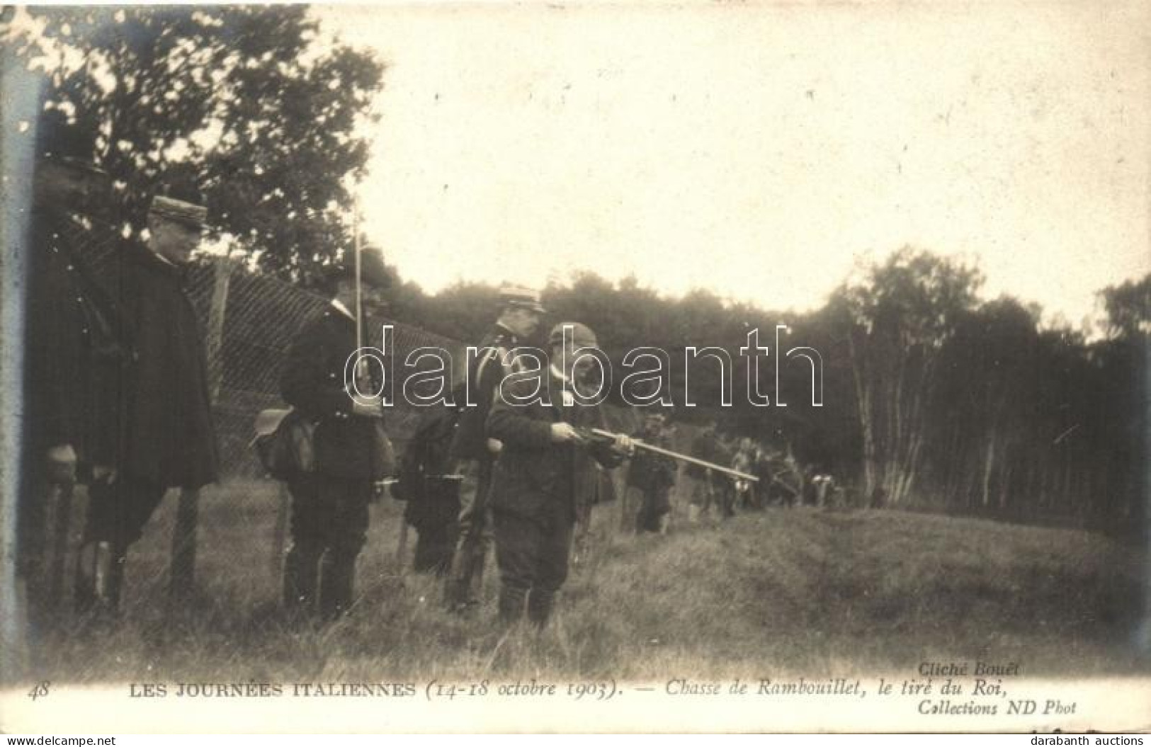 T2 1903 Les Journees Italiennes. Chasse De Rambouillet, Le Tiré Du Roi / Hunting Session, Victor Emmanuel III Of Italy - Unclassified