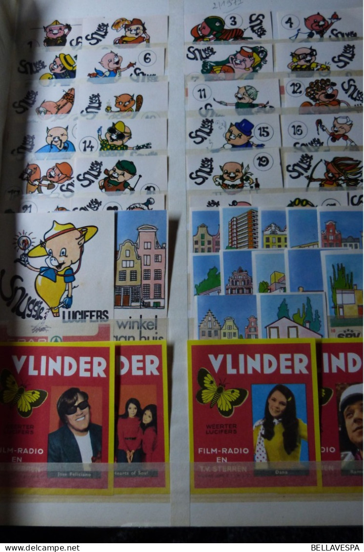 Luciferetiket Ruim  "2000 " Stuks !! Tabak Sport Acteurs Film Vlinder Pubs Nl Be 1966-75 Belga Sprint Visa Zemir.. - Advertising Items