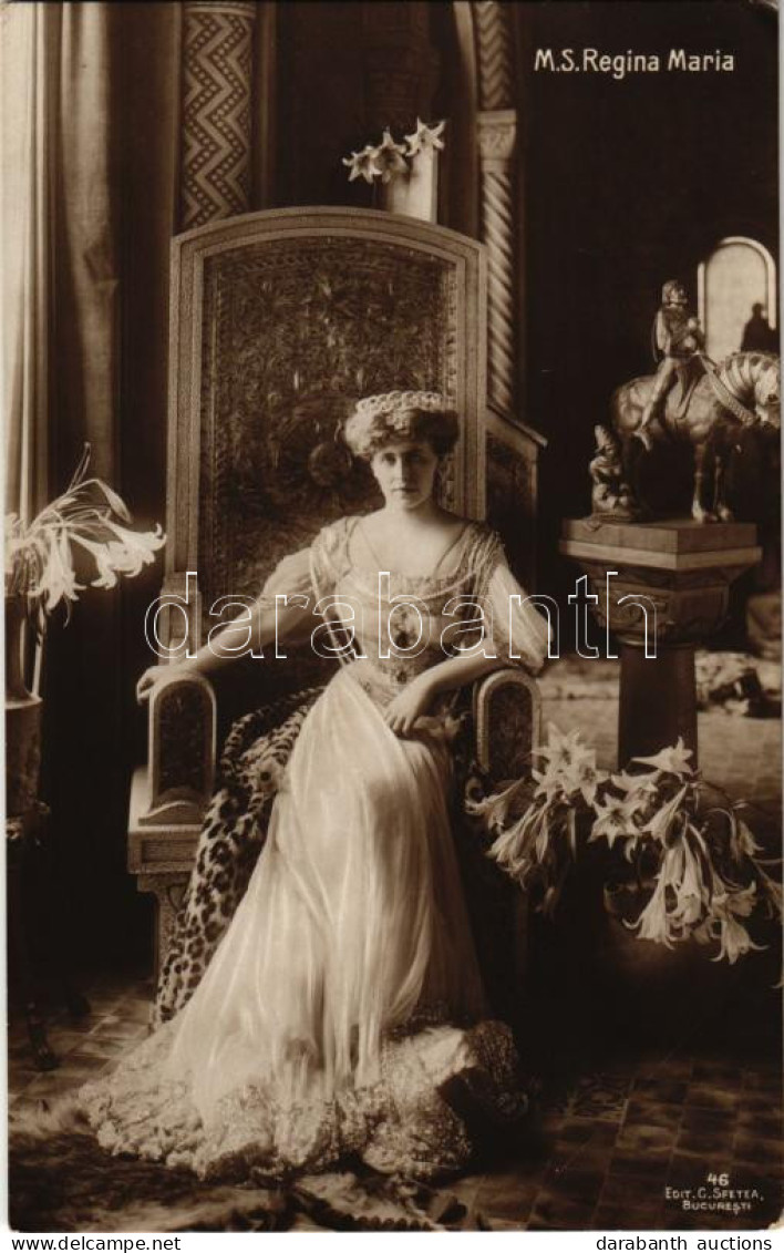 ** T2/T3 M.S. Regina Maria / Queen Marie Of Romania. Colectia Mandy. Edit C. Sfetea (fl) - Non Classificati