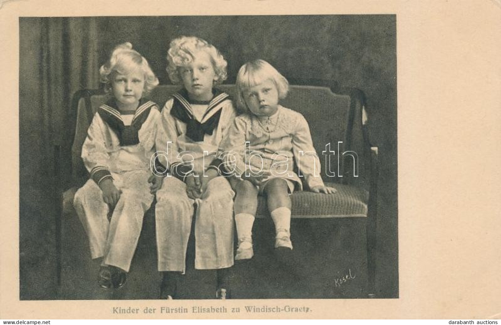 ** T2 Kinder Der Fürstin Elisabeth Zu Windisch-Graetz /  Children Of Princess Elisabeth Of Windisch-Graetz, Kosel - Unclassified