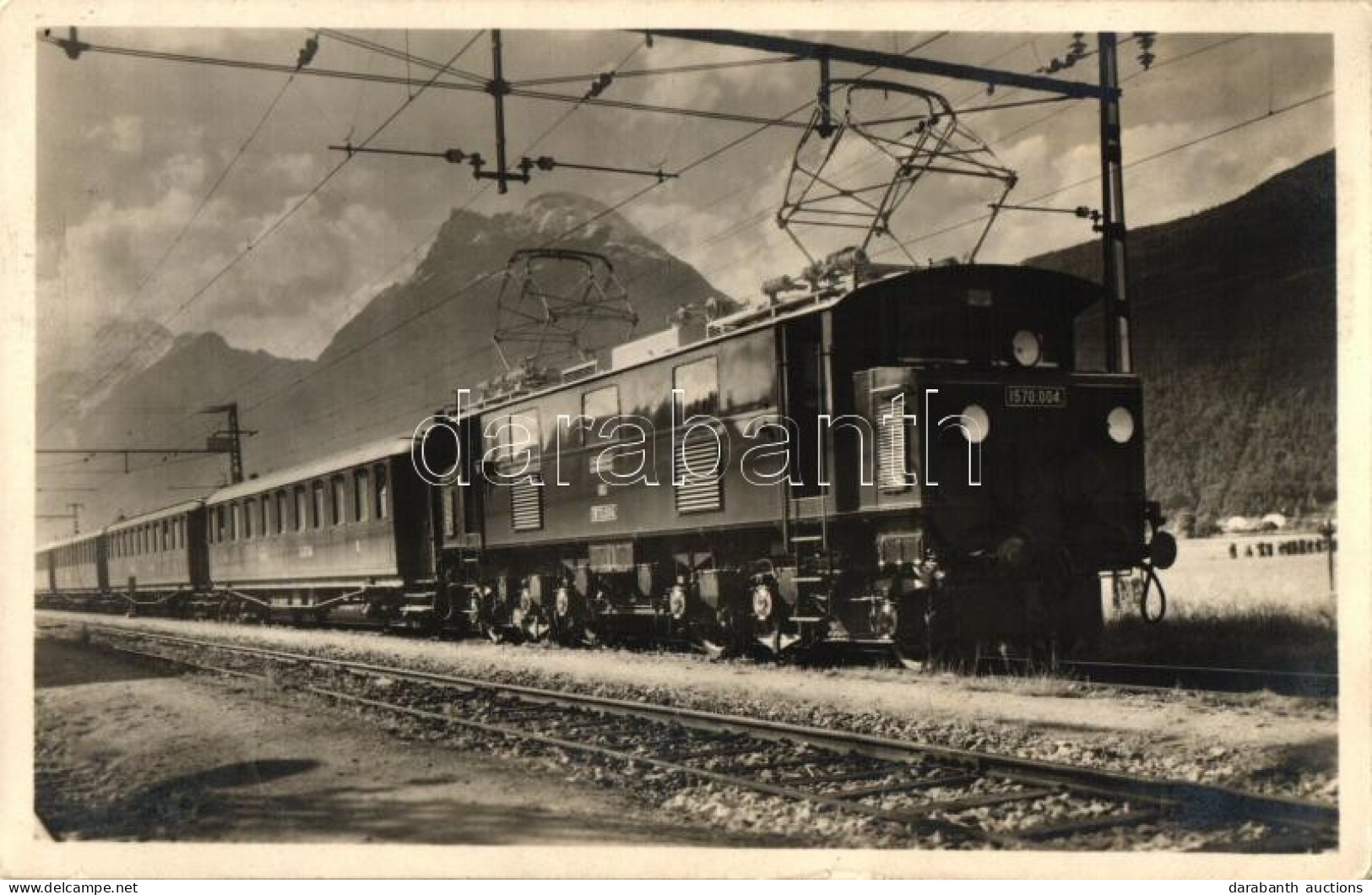 ** T2 Erste Güterzugsmaschine (Siemens-Schuckert) Auf Der Arlbergbahn / First Cargo Train From Arlberg Railway - Sin Clasificación