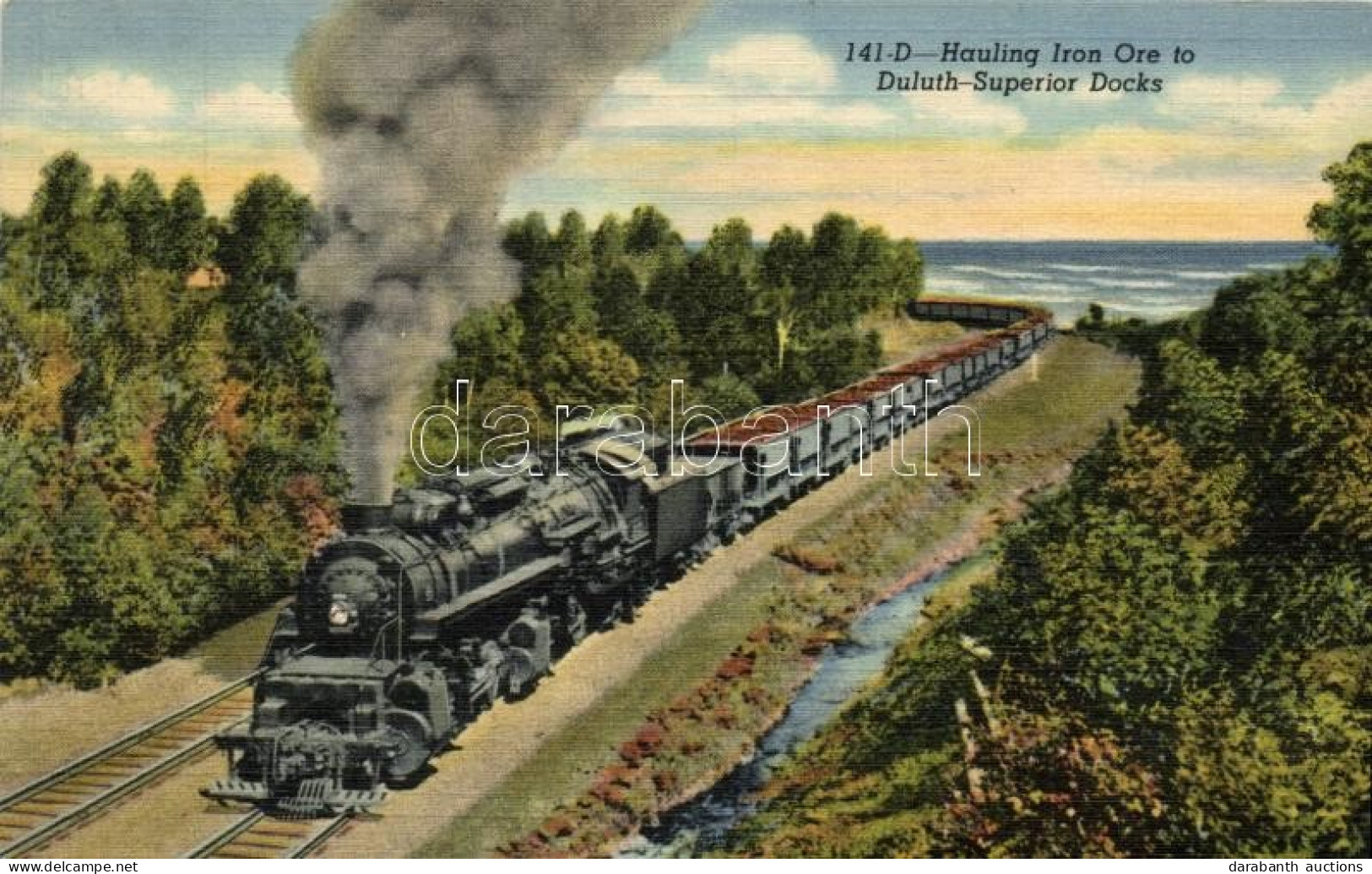 T2 Hauling Iron Ore To Duluth-Superior Docks, Locomotive - Unclassified