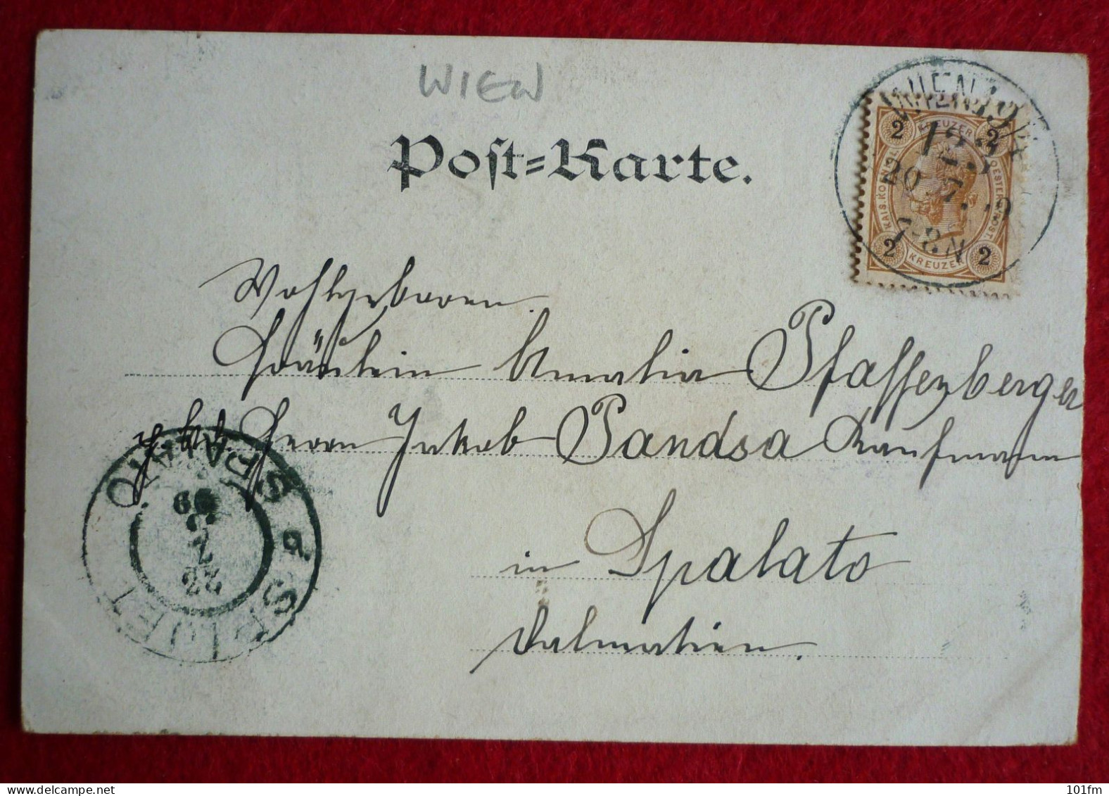 AUSTRIA - GRUSS AUS GRINZING 1899 - Grinzing