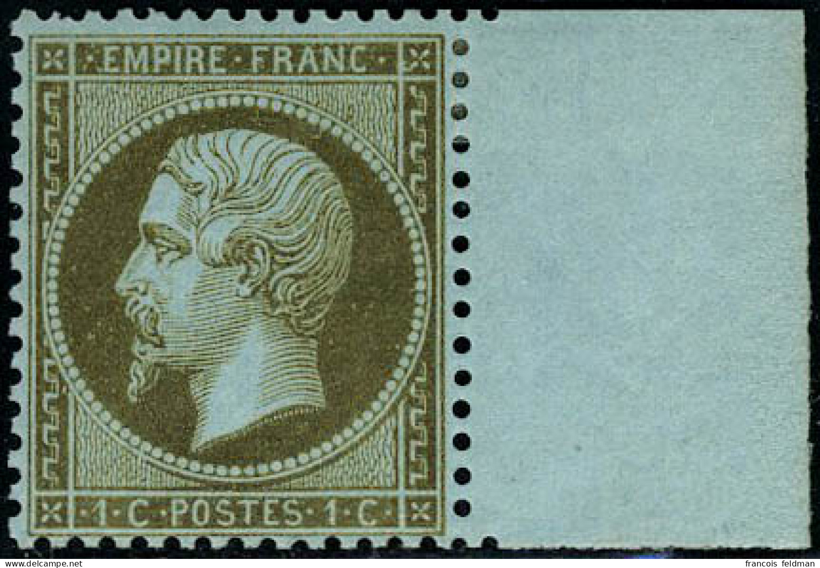 Neuf Avec Charnière N° 19b, 1c Mordoré, Excellent Centrage, BdF, Cl, TB - Autres & Non Classés