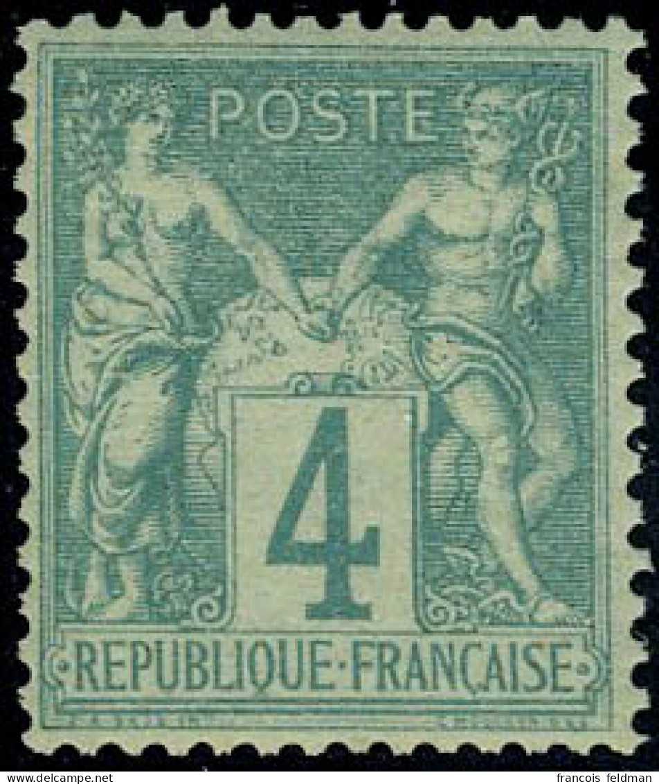 Neuf Sans Charnière N° 61 + 63, 1c + 4c, Les 2 Ex. TB - Other & Unclassified