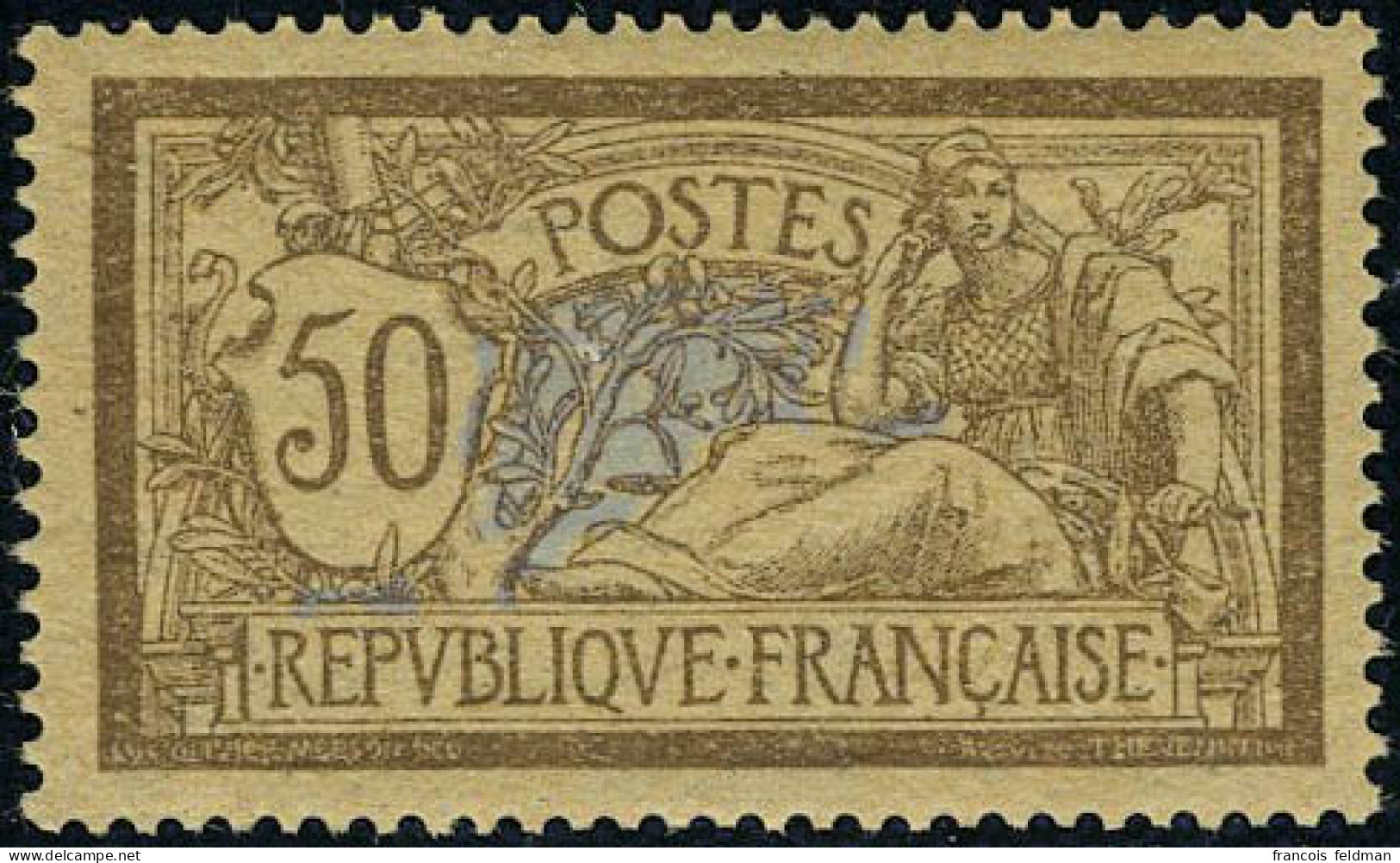 Neuf Sans Charnière N° 120d, 50c Merson, Papier GC, Centrage Parfait, Superbe - Andere & Zonder Classificatie