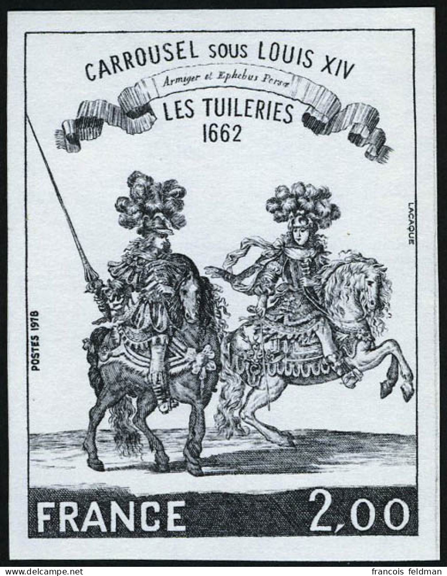 Neuf Sans Charnière N° 1983, Carrousel Sous Louis XIV, 1ex ND + épreuve De Luxe, TB - Other & Unclassified