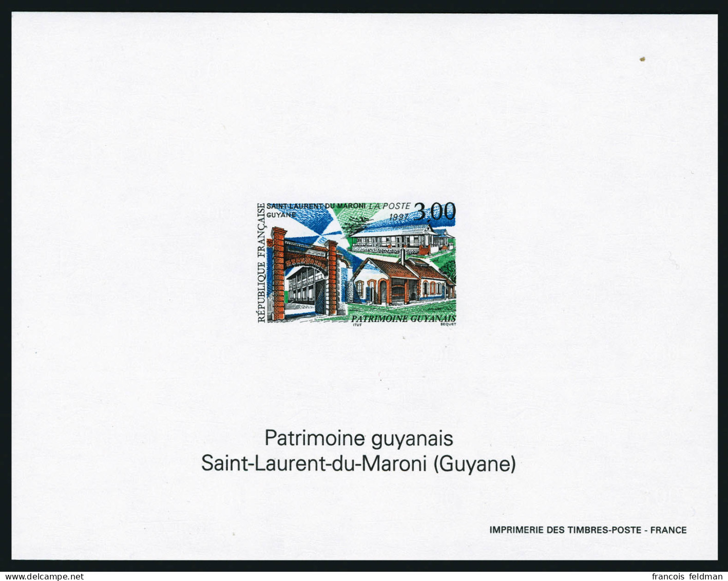 Neuf Sans Charnière N° 3048, Patrimoine Guyanais, Feuillet Non Dentelé Gommé, T.B. - Sonstige & Ohne Zuordnung