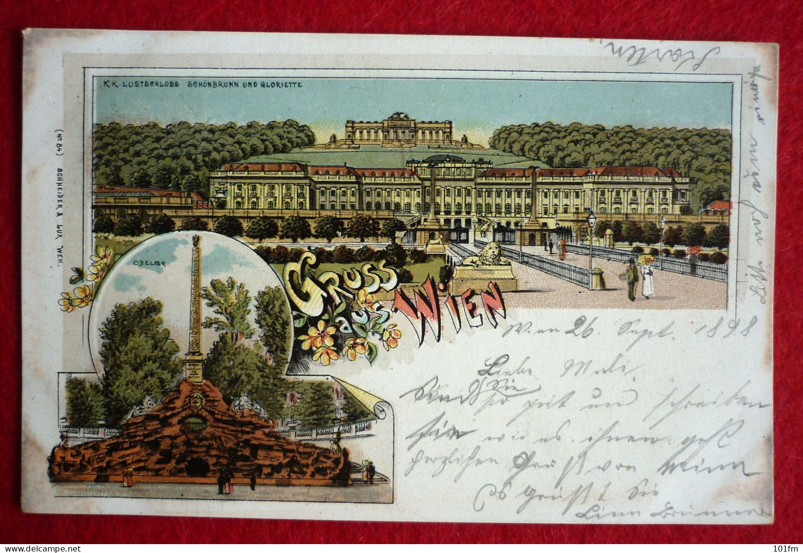 AUSTRIA - GRUSS AUS WIEN 1898, SCHONBRUNN - Castello Di Schönbrunn