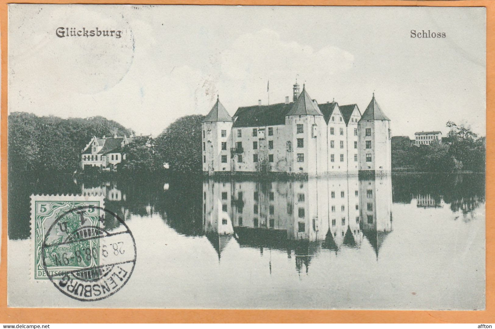 Glucksburg Germany 1908 Postcard - Gluecksburg