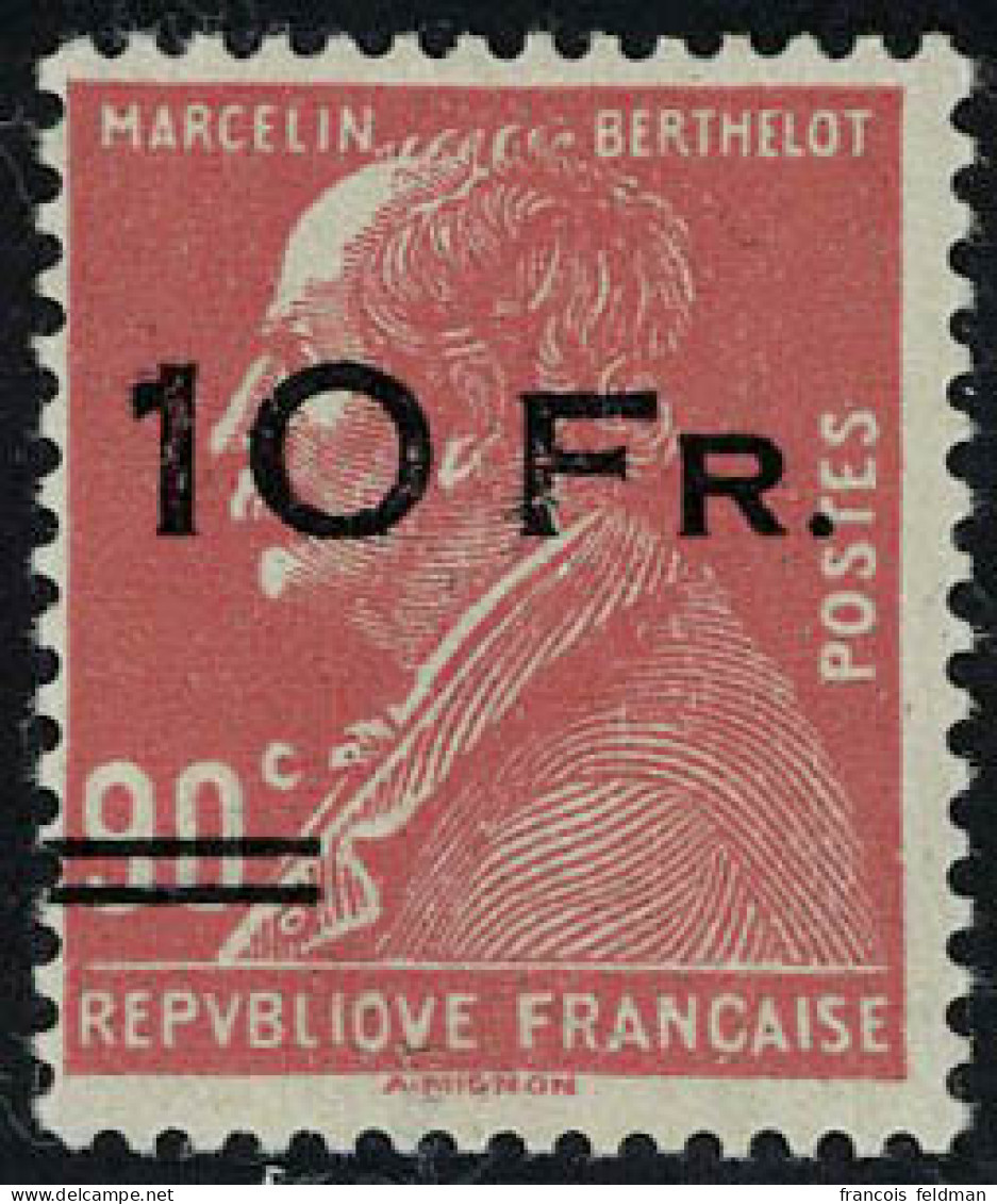 Neuf Avec Charnière N° 3b, 10f Sur 90c Ile De France Surcharge Espacée, Cl, TB, Signé JF Brun + Certificat - Other & Unclassified