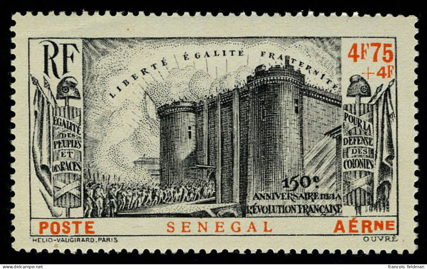 Neuf Sans Charnière 1939, 150è Anniversaire De La Révolution, Complet Poste 120 Valeurs + PA 8 Valeurs, T.B. - Otros & Sin Clasificación