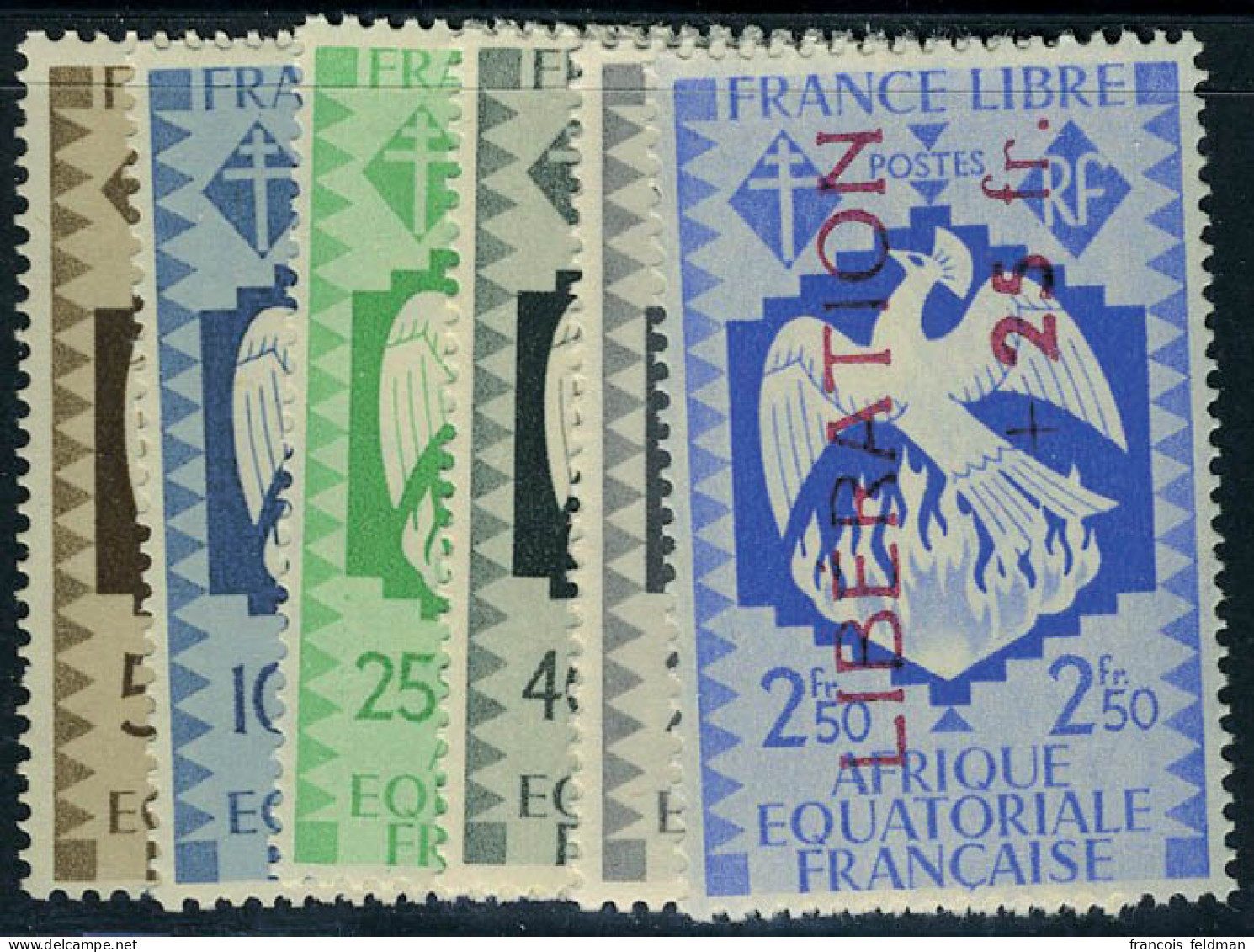 Neuf Sans Charnière N° 183/90, La Série Libération, TB - Sonstige & Ohne Zuordnung