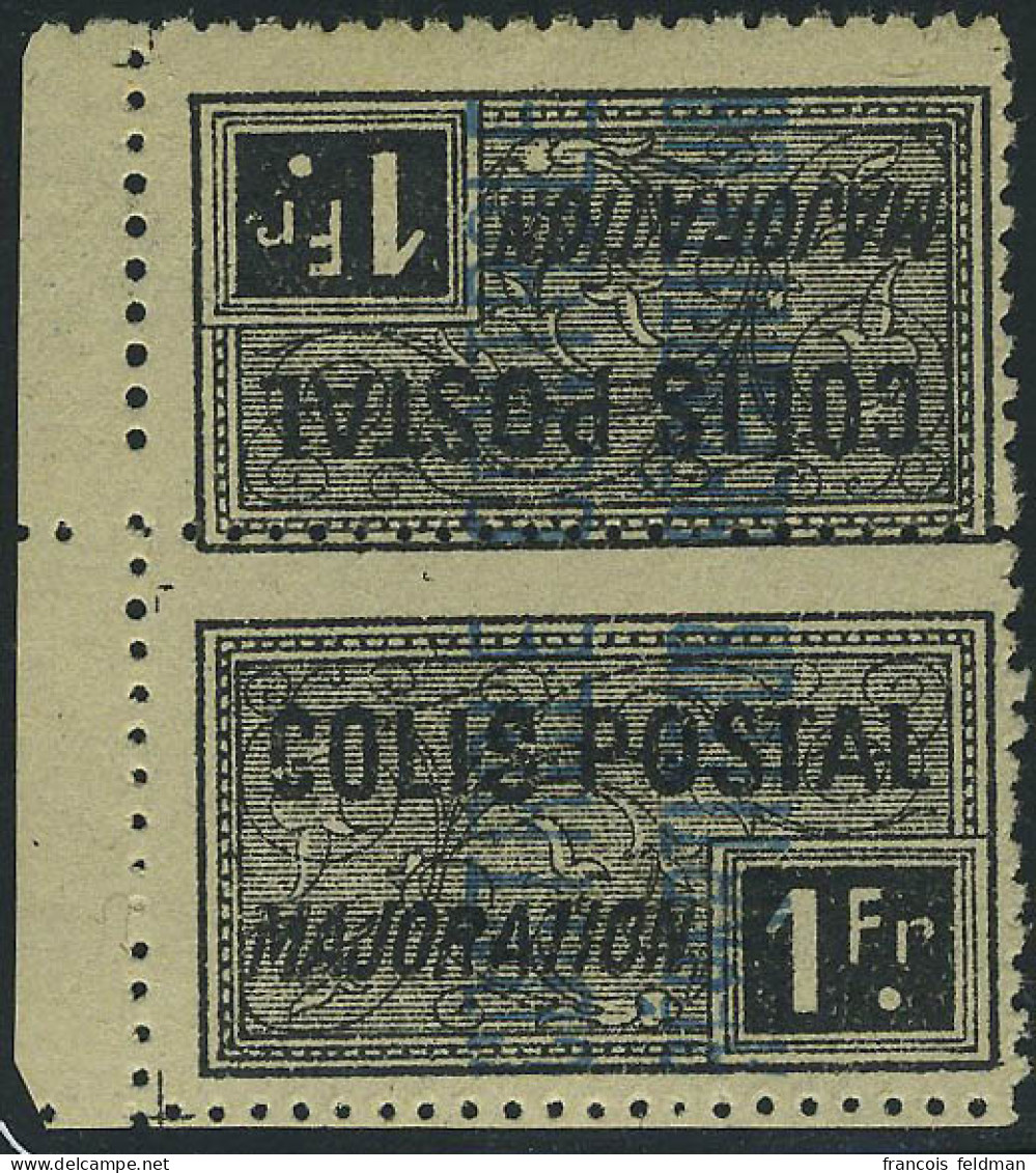 Neuf Avec Charnière N° 10b/14a, Les 4 Paires Tête-bêche, T.B. 35c Légère Rousseur - Otros & Sin Clasificación