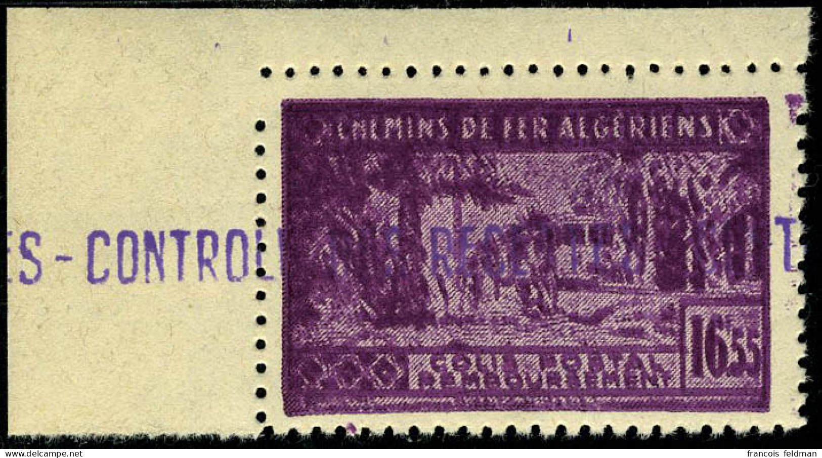 Neuf Sans Charnière N° 94a, 16.55 Lilas Double Impression, TB - Other & Unclassified