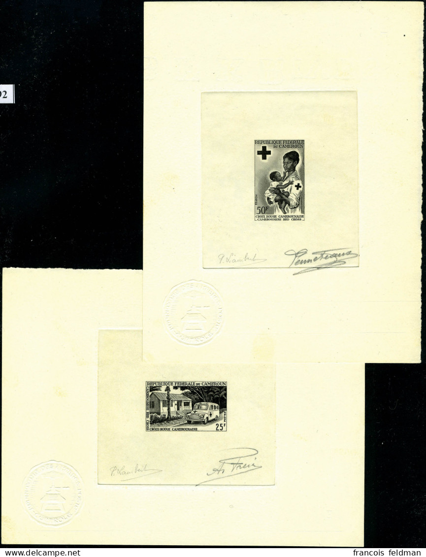 N° 394/95, Les 2 Valeurs Croix-Rouge, Epreuves D'artiste Signées, TB - Other & Unclassified