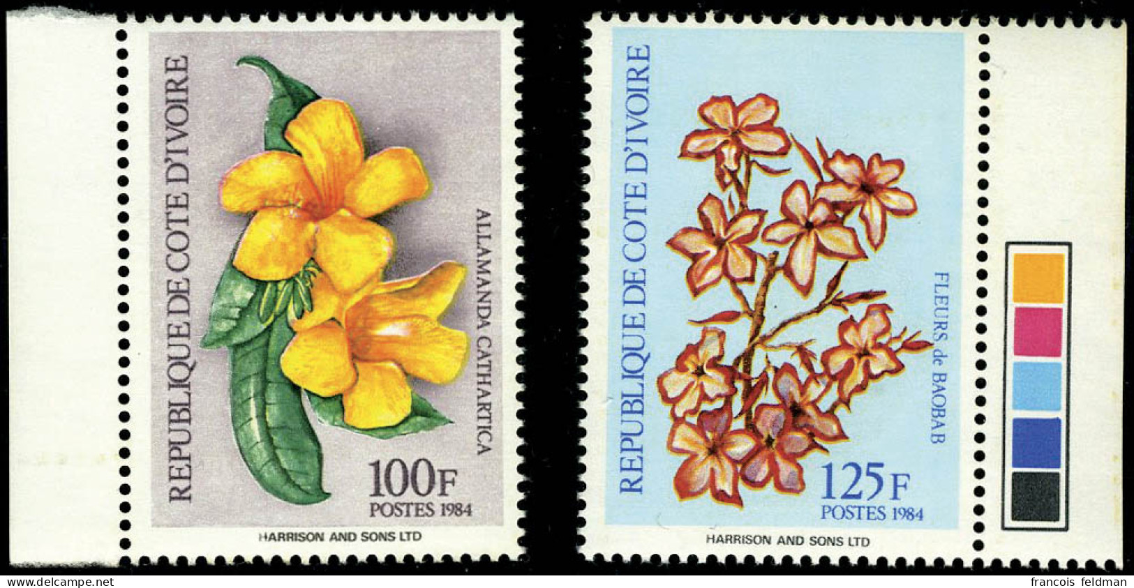 Neuf Sans Charnière N° 701E/F, Fleurs La Paire BdF, TB - Altri & Non Classificati