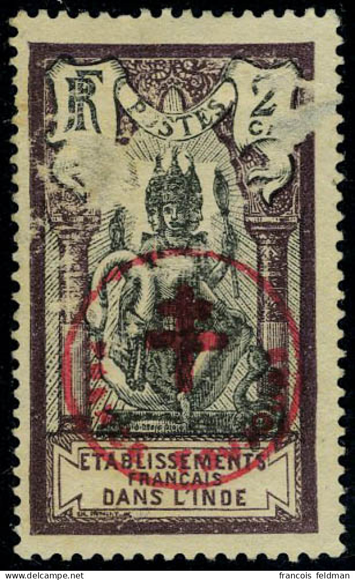 Neuf Sans Gomme N° 230 D, 2 CA Brun Violet, Léger Arrachage En Surface, Signé - Andere & Zonder Classificatie