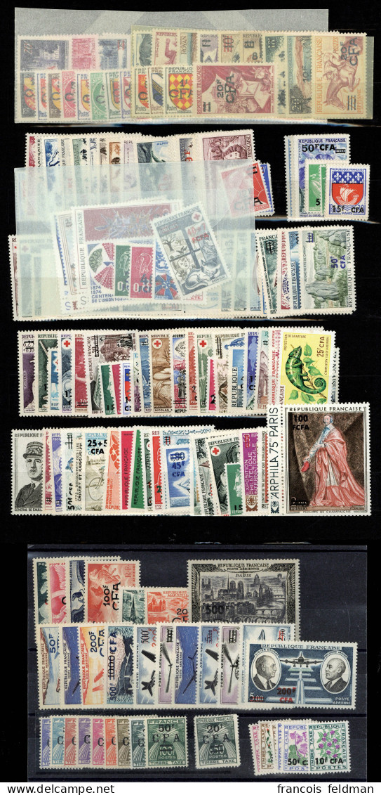 Neuf Sans Charnière Collection Complète De 1949 à 1974, N° 281/432 + PA 45/62 + Taxe 36/54, L'ensemble TB - Photos WEB - Sonstige & Ohne Zuordnung